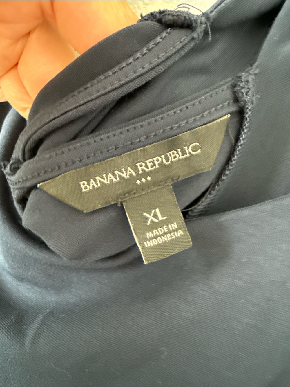 Banana Republic Navy Blue XL Crewneck Top